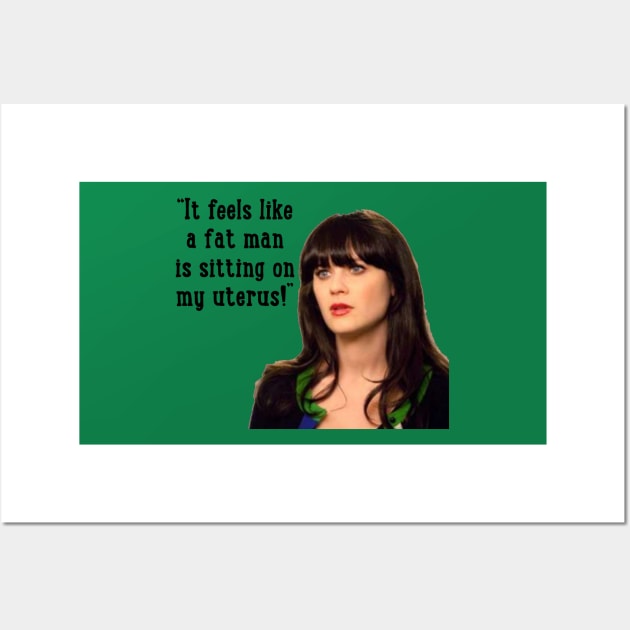 New Girl Funny Wall Art by marisaj4488